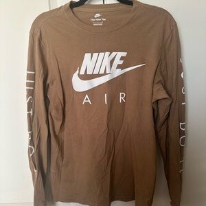 Nike Air Tan Long Sleeve Tee